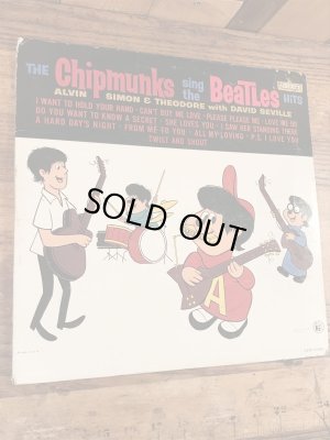 60年代のチップマンクスのビンテージのレコード