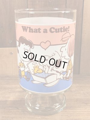 70年代のスヌーピーのヴィンテージのビッググラス