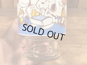 70年代のスヌーピーのヴィンテージのビッググラス