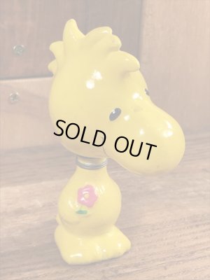 70年代のスヌーピーのウッドストックのビンテージのボビングヘッド