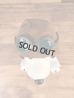 フライングエースのスヌーピーのビンテージのトイ