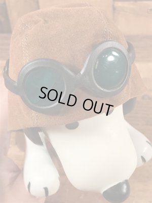 フライングエースのスヌーピーのビンテージのトイ