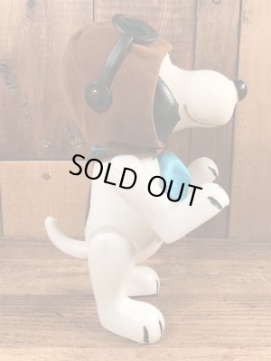 フライングエースのスヌーピーのビンテージのトイ