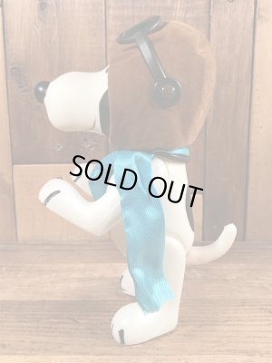 60年代のフライングエースのスヌーピーのヴィンテージのポケットドール