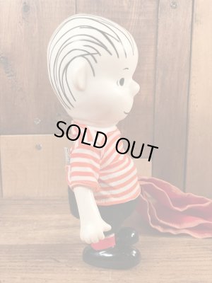 60年代のスヌーピーのライナスのビンテージのポケットドール