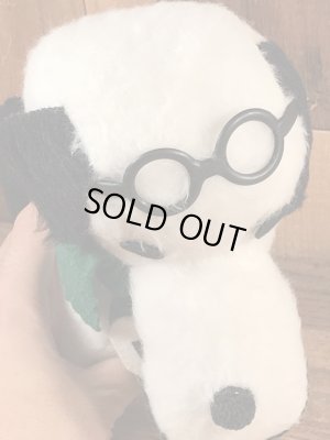 60~70年代のフライングエースのスヌーピーのビンテージのぬいぐるみ