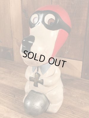 60~70年代のレッドバロンのスヌーピーのビンテージの置物