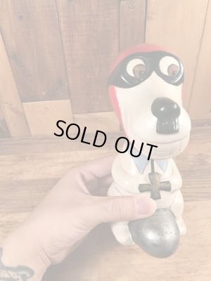 レッドバロンのスヌーピーのヴィンテージのトイ