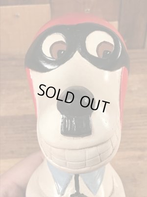 60~70年代のレッドバロンのスヌーピーのビンテージの置物