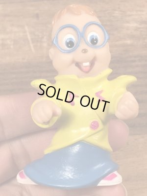 90年代のアルビンとチップマンクスのビンテージのハッピーミールトイ