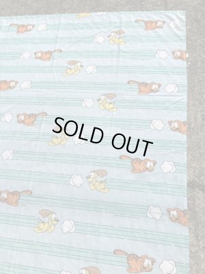 90年代のガーフィールドのビンテージのフラットシーツ