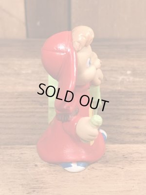 90年代のアルビンとチップマンクスのビンテージのハッピーミールトイ