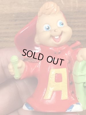 90年代のアルビンとチップマンクスのビンテージのハッピーミールトイ