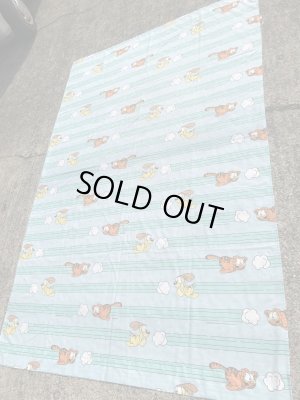 90年代のガーフィールドのビンテージのフラットシーツ