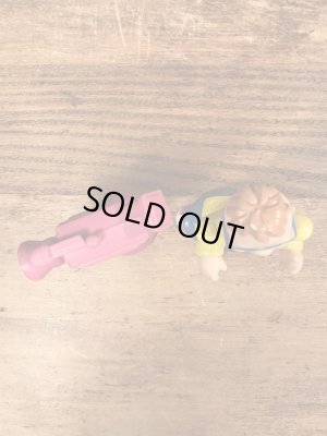 90年代のアルビンとチップマンクスのビンテージのハッピーミールトイ