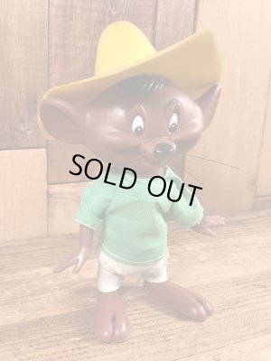 60年代のルーニーテューンズのスピーディーゴンザレスのビンテージのフィギュア