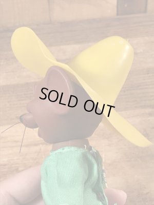 60年代のルーニーテューンズのスピーディーゴンザレスのビンテージのフィギュア