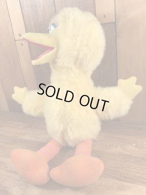 90年代のセサミストリートのビッグバードのビンテージのぬいぐるみ