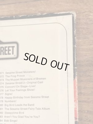 70年代のセサミストリートのヴィンテージのレコード