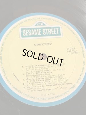 70年代のセサミストリートのヴィンテージのレコード