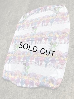 80年代のマペットショウのカーミットとミスピギーのビンテージのボックスシーツ