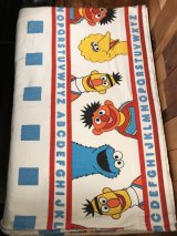 Sesame Street “Alphabet” Flat Sheet　セサミストリート　ビンテージ　フラットシーツ　80年代~