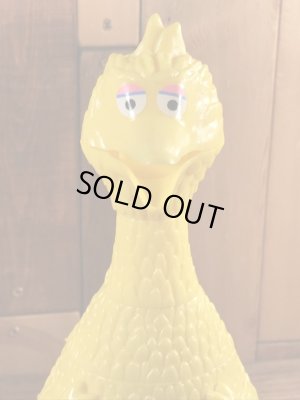 70年代のセサミストリートのビッグバードのビンテージのシャープスタッキングトイ