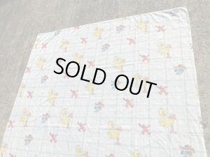 90年代のセサミストリートのビンテージのフラットシーツ