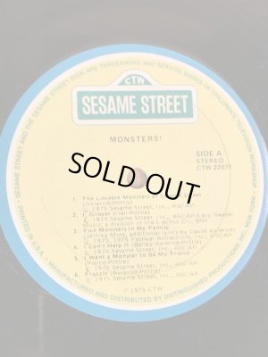 70年代のセサミストリートのヴィンテージのレコード