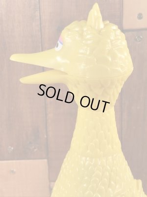 70年代のセサミストリートのビッグバードのビンテージのシャープスタッキングトイ