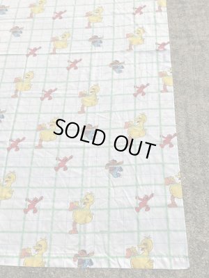 90年代のセサミストリートのビンテージのフラットシーツ