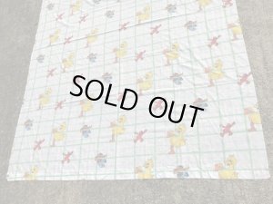 90年代のセサミストリートのビンテージのフラットシーツ