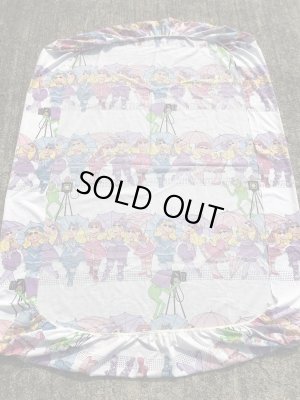 80年代のマペットショウのカーミットとミスピギーのビンテージのボックスシーツ