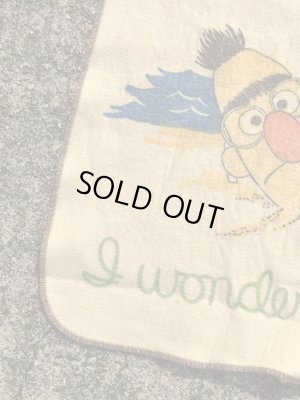 70年代のセサミストリートのヴィンテージのブランケット