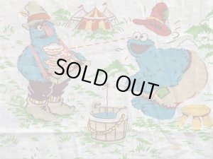 70~80年代のセサミストリートのビンテージのベッドシーツ