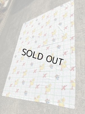 90年代のセサミストリートのビンテージのフラットシーツ