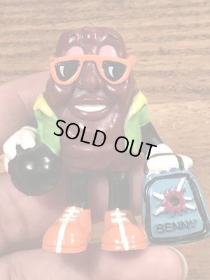 80年代のカリフォルニアレーズンのビンテージのPVCフィギュア