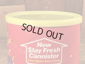 80年代のカリフォルニアレーズンのビンテージのTin缶