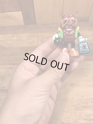 80年代のカリフォルニアレーズンのビンテージのPVCフィギュア