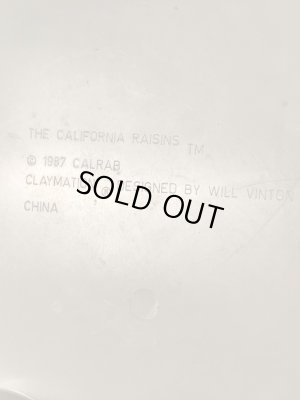 80年代のカリフォルニアレーズンのビンテージのPVCフィギュア