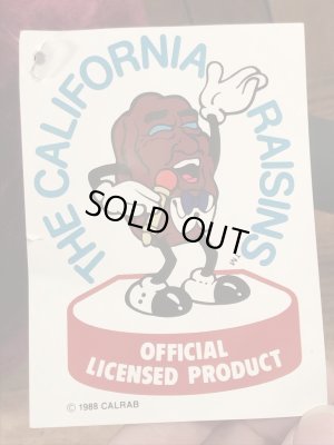 アドバタイジングキャラクターのカリフォルニアレーズンのビンテージトイ