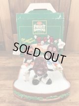 Del Monte The California Raisins “Fruit Snacks” PVC Figure Set　カリフォルニアレーズンズ　ビンテージ　PVCフィギュアセット　デルモンテ　80年代