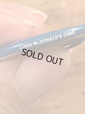 80年代のマクドナルドのマックトゥナイトのビンテージの缶バッジ