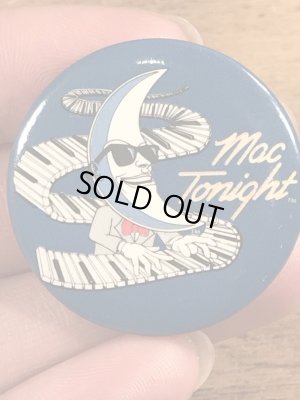 80年代のマクドナルドのマックトゥナイトのビンテージの缶バッジ