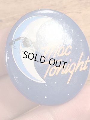 80年代のマクドナルドのマックトゥナイトのビンテージの缶バッジ