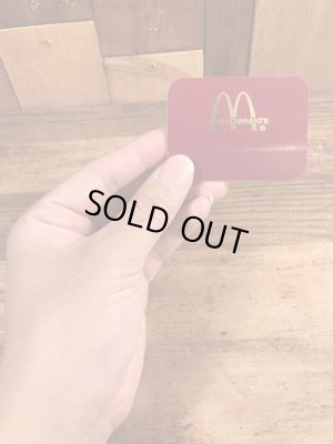 80年代のマクドナルドのビンテージのネームバッジ