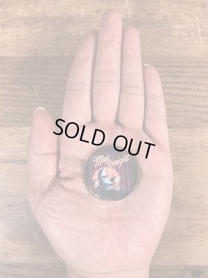 80年代の80年代のマクドナルドのマックトゥナイトのヴィンテージの缶バッジ