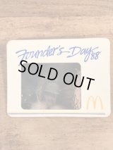 McDonald's “Funder's Day '88” Hologram Crew Badge　マクドナルド　ビンテージ　クルーバッジ　80年代