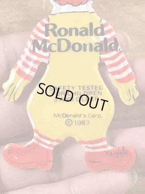 80年代のマクドナルドのロナルドのヴィンテージのオーナメント