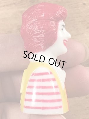 80年代のマクドナルドのロナルドのヴィンテージの鉛筆削り